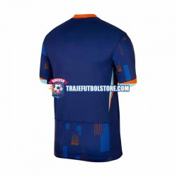 Camiseta 2ª Países Bajos Hombre Euro 2024 Manga Corta