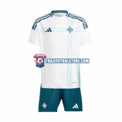 Camiseta 2ª Irlanda Del Norte Niño 2024 Manga Corta