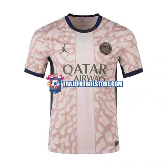 Camiseta 4ª Paris Saint-Germain Hombre 2023-2024 Manga Corta