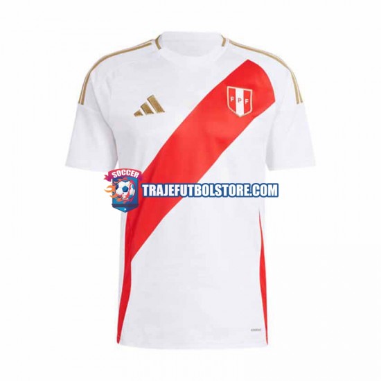 Camiseta 1ª Perú Hombre Copa America 2024 Manga Corta