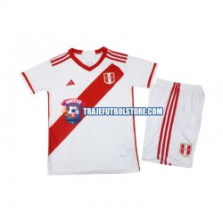 Camiseta 1ª Perú Niño 2023 Manga Corta