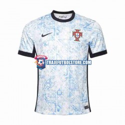 Camiseta 2ª Portugal Hombre Euro 2024 Manga Corta