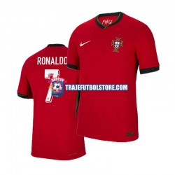 Camiseta 1ª Portugal Cristiano Ronaldo 7 Hombre Euro 2024 Manga Corta