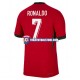 Camiseta 1ª Portugal Cristiano Ronaldo 7 Hombre Euro 2024 Manga Corta