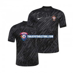 Camiseta 2ª Portugal Portero Hombre Euro 2024 Manga Corta