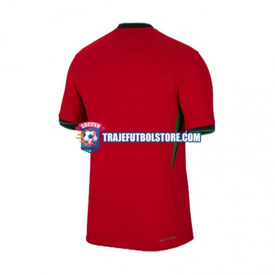 Camiseta 1ª Portugal Hombre Euro 2024 Manga Corta