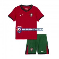 Camiseta 1ª Portugal Niño Euro 2024 Manga Corta