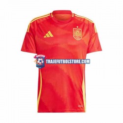 Camiseta 1ª España Hombre Euro 2024 Manga Corta