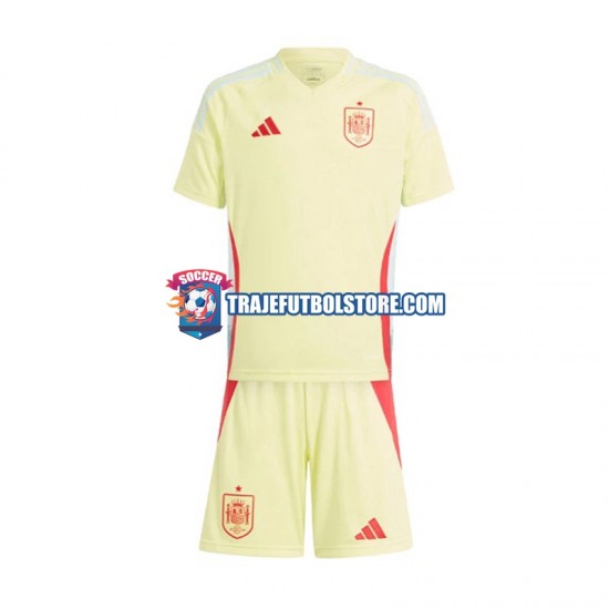 Camiseta 2ª España Niño Euro 2024 Manga Corta