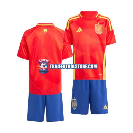 Camiseta 1ª España Niño Euro 2024 Manga Corta