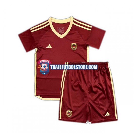 Camiseta 1ª Venezuela Niño Copa America 2024 Manga Corta