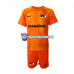 Camiseta 3ª AZ Alkmaar Portero Niño 2022-2023 Manga Corta