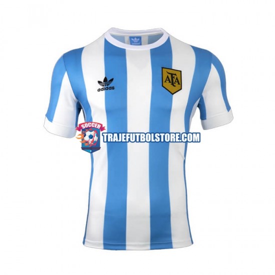 Camiseta 1ª Argentina 1978 Retro Hombre Manga Corta