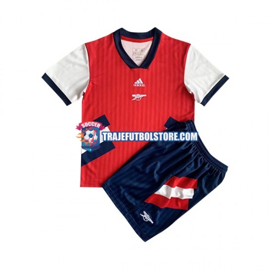 Camiseta 1ª Arsenal Icon Retro Niño 2022-2023 Manga Corta