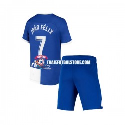 Camiseta 1ª Atlético Madrid Joao Felix 7 120 Anniversary Niño 2022-2023 Manga Corta