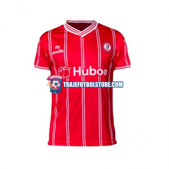 Camiseta 1ª Bristol City Hombre 2023-2024 Manga Corta