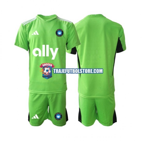 Camiseta 1ª Charlotte FC Portero Niño 2023-2024 Manga Corta