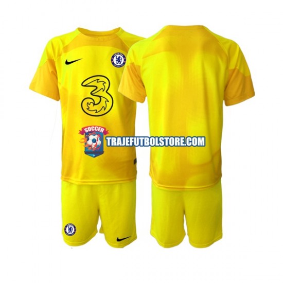 Camiseta 2ª Chelsea Portero Niño 2022-2023 Manga Corta