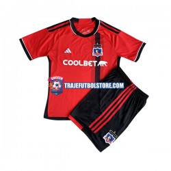Camiseta 2ª Colo-Colo Niño 2023 Manga Corta