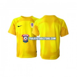 Camiseta 1ª Croacia Portero Hombre Copa Mundial 2022 Manga Corta