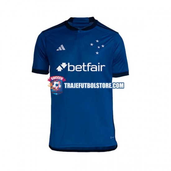 Camiseta 1ª Cruzeiro Hombre 2023 Manga Corta