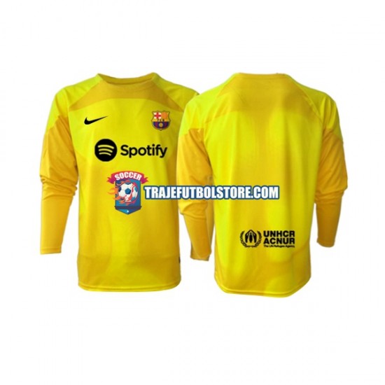 Camiseta 4ª FC Barcelona Portero Hombre 2022-2023 ML