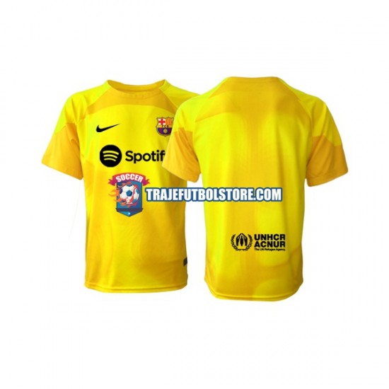Camiseta 4ª FC Barcelona Portero Hombre 2022-2023 Manga Corta