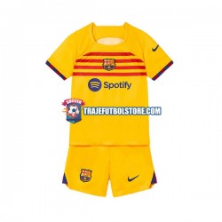 Camiseta 4ª FC Barcelona Niño 2022-2023 Manga Corta