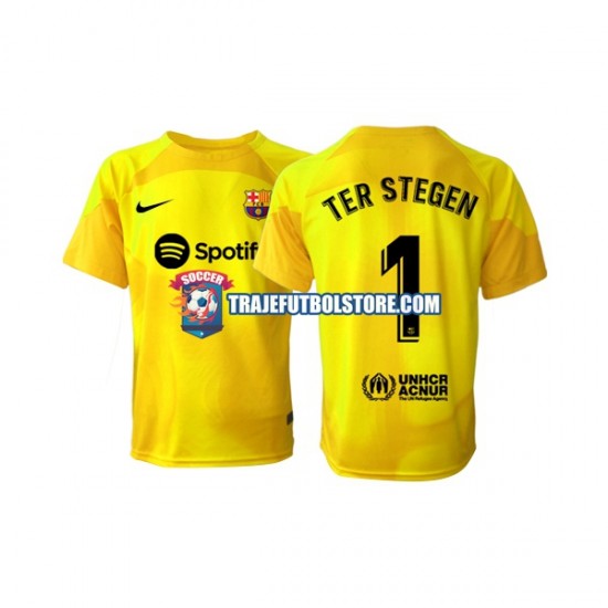 Camiseta 4ª FC Barcelona Ter Stegen 1 Portero Hombre 2022-2023 Manga Corta