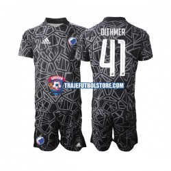 Camiseta 1ª FC Copenhagen Andreas Dithmer 41 Portero Niño 2022-2023 Manga Corta