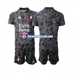 Camiseta 4ª Feyenoord Rotterdam Portero Niño 2022-2023 Manga Corta