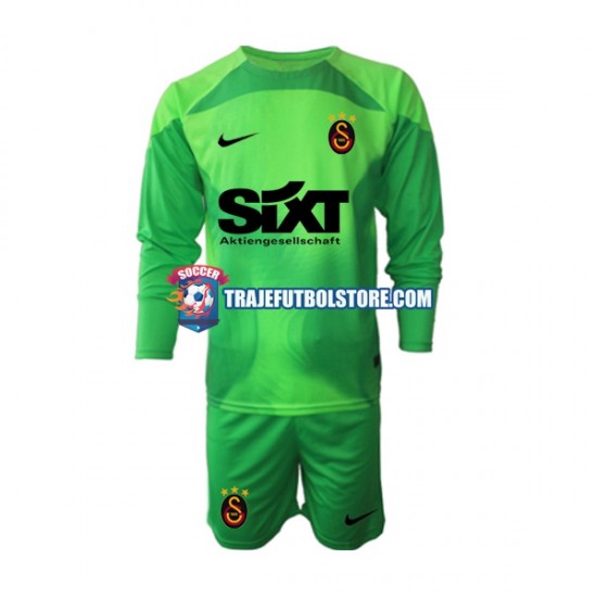Camiseta 1ª Galatasaray Portero Niño 2022-2023 ML