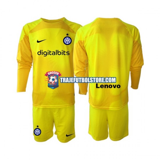 Camiseta 2ª Inter Milan Portero Niño 2022-2023 ML