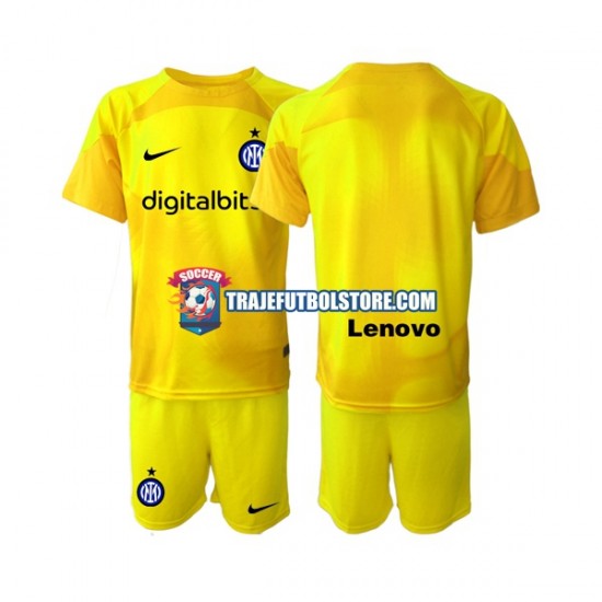 Camiseta 2ª Inter Milan Portero Niño 2022-2023 Manga Corta