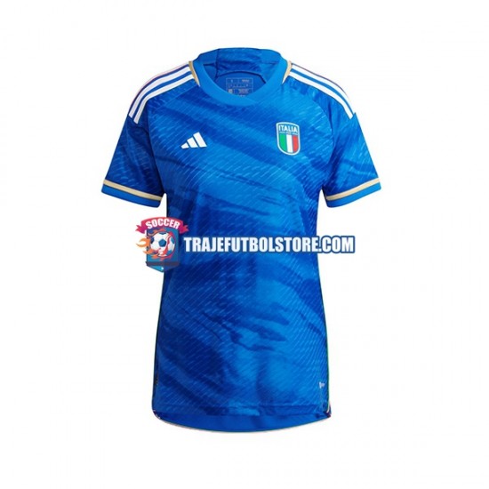Camiseta 1ª Italia Mujer 2023 Manga Corta