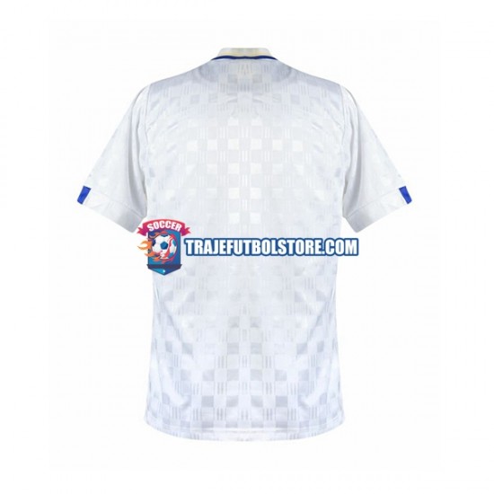 Camiseta 1ª Leeds United Retro Hombre 1989-1990 Manga Corta
