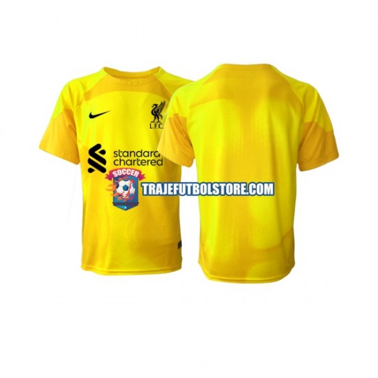 Camiseta 4ª Liverpool Portero Hombre 2022-2023 Manga Corta