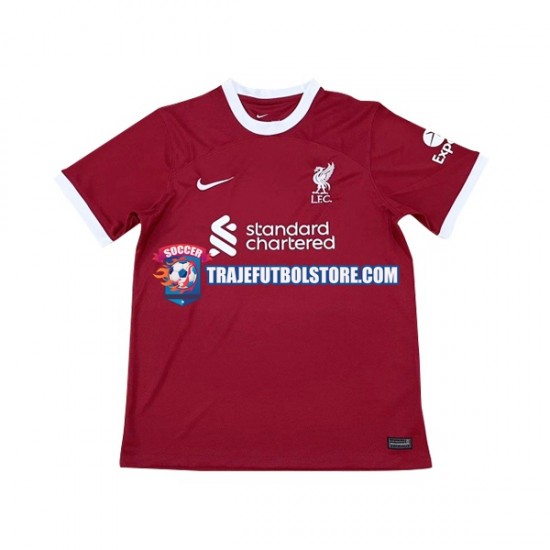 Camiseta 1ª Liverpool Hombre 2023-2024 Manga Corta