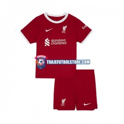 Camiseta 1ª Liverpool Niño 2023-2024 Manga Corta