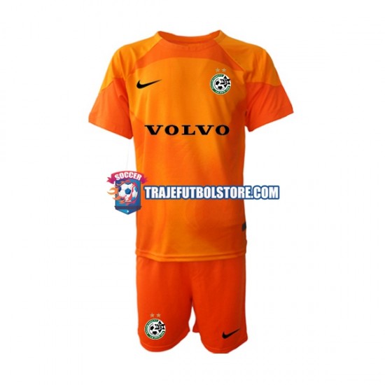 Camiseta 2ª Maccabi Haifa Portero Niño 2022-2023 Manga Corta
