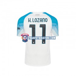 Camiseta 1ª Napoli Face Game Lozano 11 Hombre 2022-2023 Manga Corta