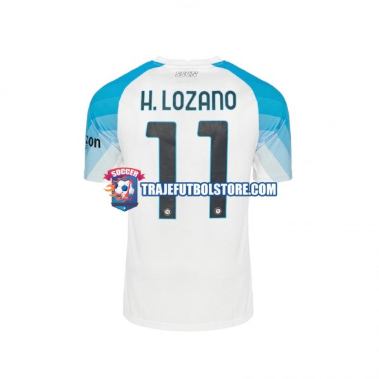 Camiseta 1ª Napoli Face Game Lozano 11 Hombre 2022-2023 Manga Corta