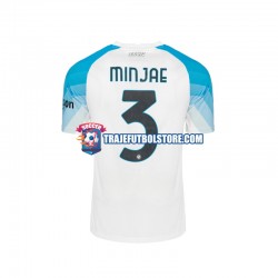 Camiseta 1ª Napoli Face Game Minjae 3 Hombre 2022-2023 Manga Corta
