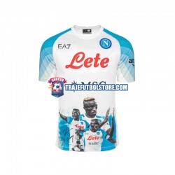 Camiseta 1ª Napoli Face Game Osimhen 9 Hombre 2022-2023 Manga Corta