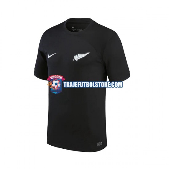 Camiseta 2ª Nueva Zelanda Hombre 2022-2023 Manga Corta