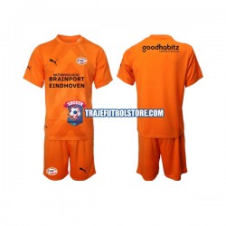 Camiseta 2ª PSV Eindhoven Portero Niño 2022-2023 Manga Corta