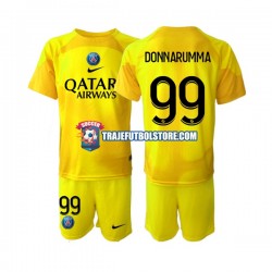 Camiseta 3ª Paris Saint-Germain Gianluigi Donnarumma 99 Portero Niño 2022-2023 Manga Corta