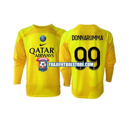 Camiseta 3ª Paris Saint-Germain Gianluigi Donnarumma 99 Portero Hombre 2022-2023 ML
