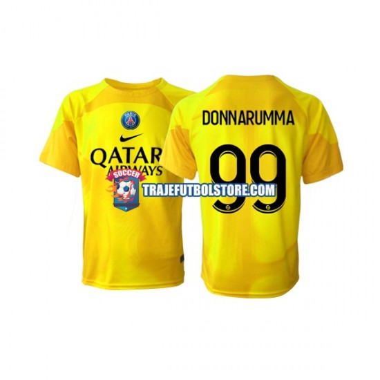 Camiseta 3ª Paris Saint-Germain Gianluigi Donnarumma 99 Portero Hombre 2022-2023 Manga Corta