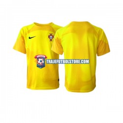 Camiseta 1ª Portugal Portero Hombre Copa Mundial 2022 Manga Corta